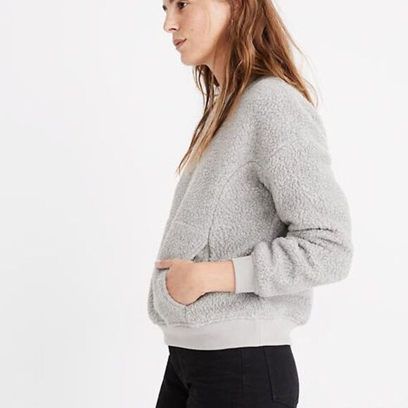 NWT Madewell Large CLUB SWEATSHIRT POLAR - Picture 4 of 8